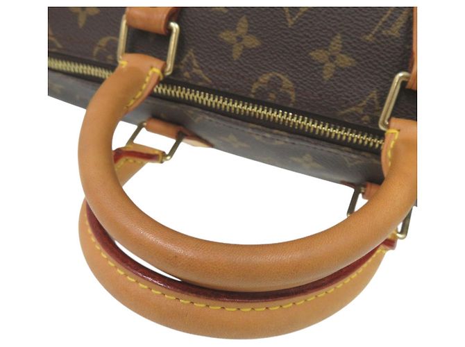 Borsa Louis Vuitton Speedy 35 Monogram Marrone Monogramma - vista 7