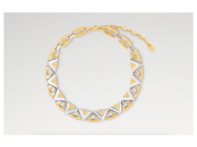 COLLAR LOUIS VUITTON V FOR VUITTON M02271 Gold hardware - vista 6