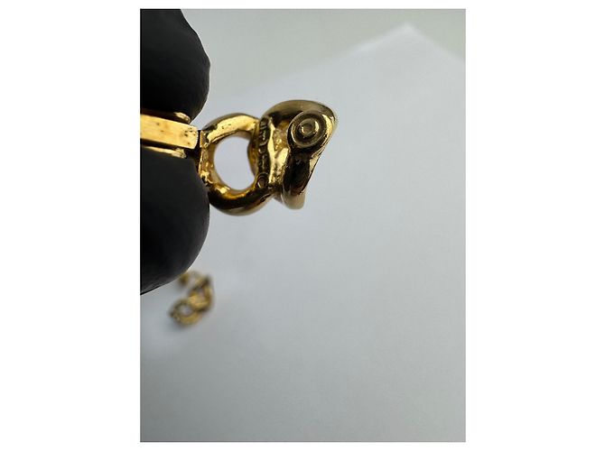 Orecchini a clip Christian Dior D'oro - vista 10