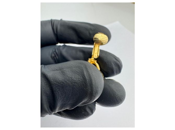 Orecchini a clip Christian Dior D'oro - vista 4