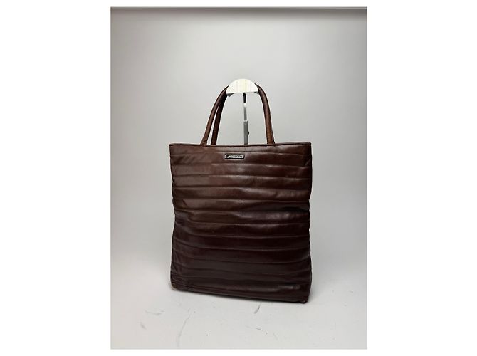 Vintage Gucci Lederhandtasche braun - Ansicht 14