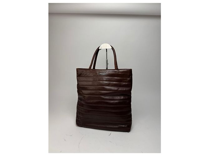 Vintage Gucci Lederhandtasche braun - Ansicht 6