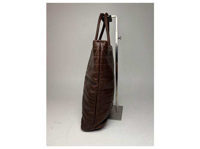 Vintage Gucci Lederhandtasche braun - Ansicht 7