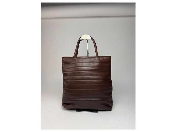 Vintage Gucci Lederhandtasche braun - Ansicht 8
