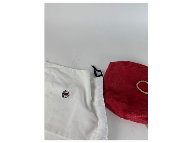 Vintage Marni Pelztasche rot - Ansicht 13