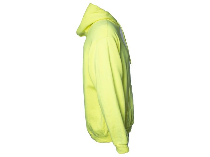 Balenciaga, gelbe Kapuzenjacke mit Logo - Ansicht 4