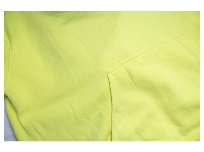 Balenciaga, gelbe Kapuzenjacke mit Logo - Ansicht 8