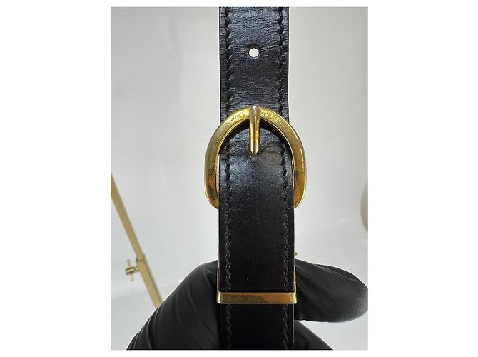 Borsa a spalla a secchiello con motivo logo Christian Dior Nera Nero - vista 8