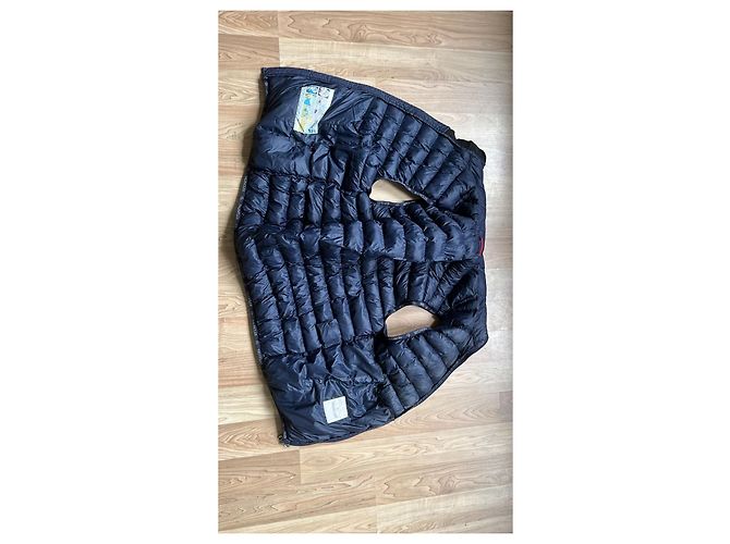 Moncler Gui Daunenweste Dunkelblau Größe M - Ansicht 2