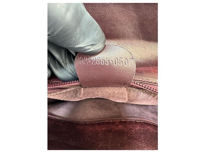 Borsa a mano Gucci in pelle Rouge Hermes 274 - vista 12