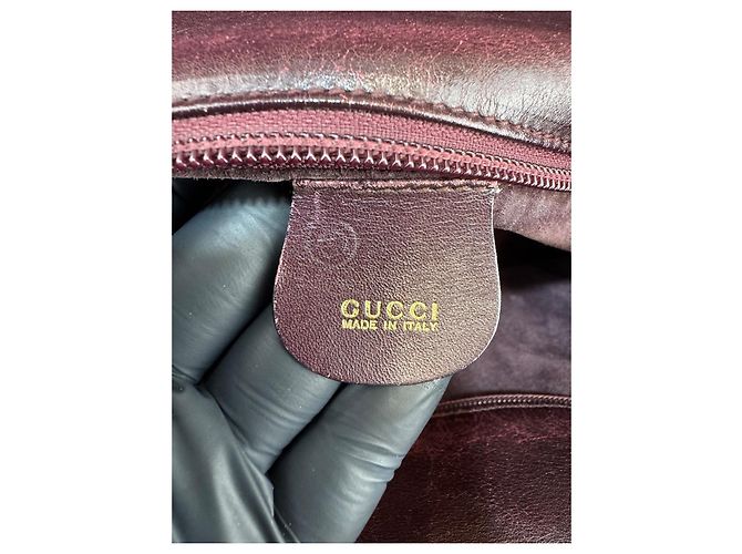 Borsa a mano Gucci in pelle Rouge Hermes 274 - vista 13