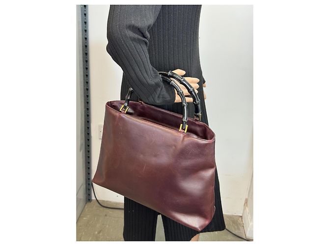 Borsa a mano Gucci in pelle Rouge Hermes 274 - vista 14