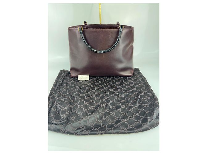 Borsa a mano Gucci in pelle Rouge Hermes 274 - vista 2