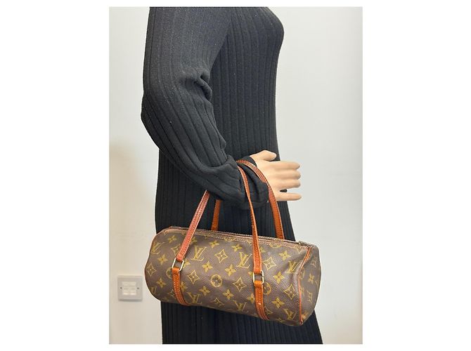 Borsa Louis Vuitton in pelle marrone273 - vista 11
