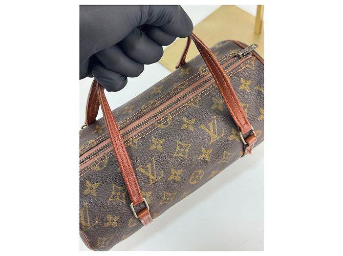 Borsa Louis Vuitton in pelle marrone273 - vista 12