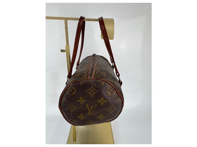 Borsa Louis Vuitton in pelle marrone273 - vista 3
