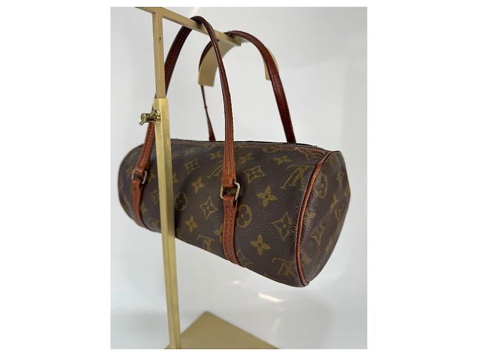 Borsa Louis Vuitton in pelle marrone273 - vista 4