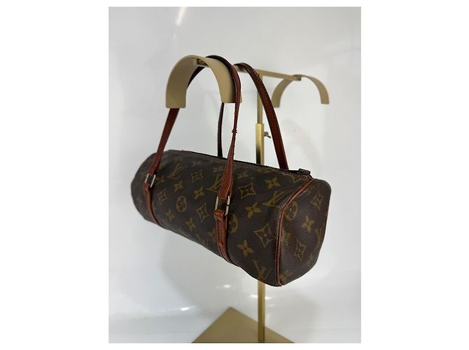 Borsa Louis Vuitton in pelle marrone273 - vista 7