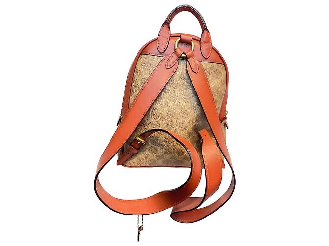 Coach Signature Canvas medium Marron - vista 2