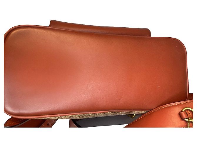 Coach Signature Canvas medium Marron - vista 4