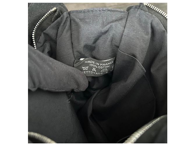 Clutch Hermès Deauville Nera in Pelle di Cervo Nero - vista 11