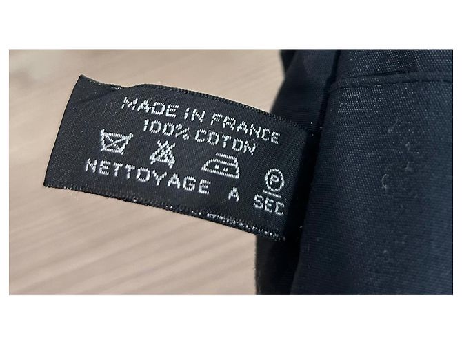 Clutch Hermès Deauville Nera in Pelle di Cervo Nero - vista 7