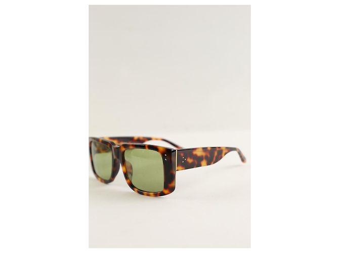 Linda Farrow Gafas de sol marrones Castaño - vista 2