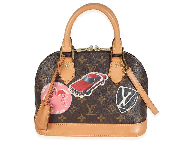 Louis Vuitton Monogram Canvas World Tour Alma BB Marrom - vista 8