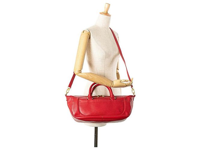 Borsa 2 in 1 Danube MM Epi di Louis Vuitton Rosso - vista 10