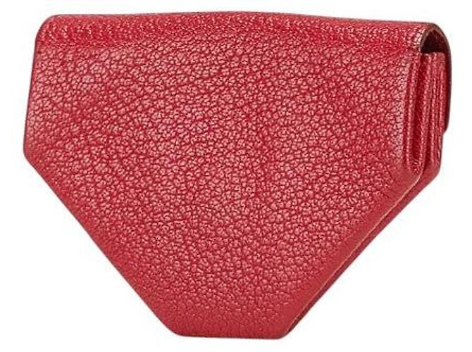 Portamonete in capra Le 24 di Hermès Rosso - vista 2