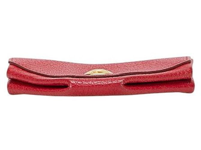 Portamonete in capra Le 24 di Hermès Rosso - vista 3
