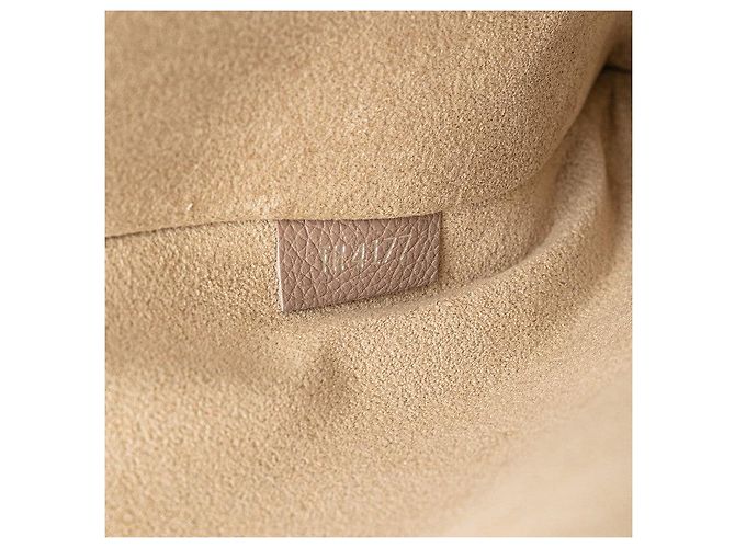 Borsa Clutch in Pelle Pochette Jour PM Louis Vuitton Marrone Beige - vista 10
