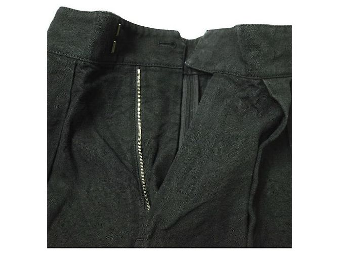 Autre Marque Pantalones de lino UNITED ARROWS Negro - vista 6