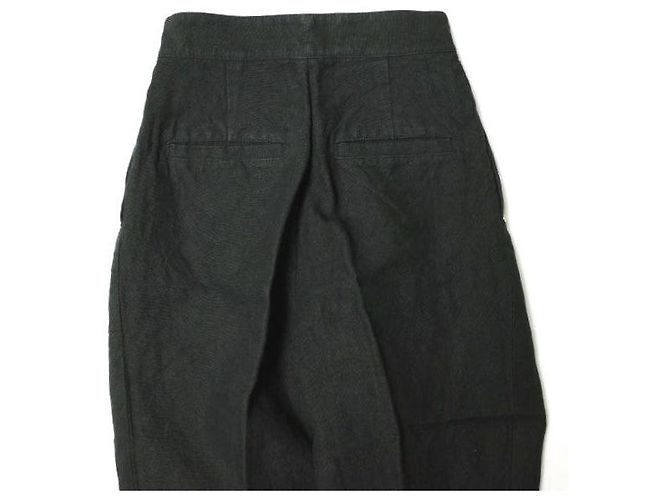 Autre Marque Pantalones de lino UNITED ARROWS Negro - vista 7