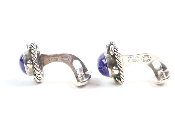 Autre Marque Gemelli in Lapis Lazuli in Argento 925 Georg Jensen Blu - vista 3