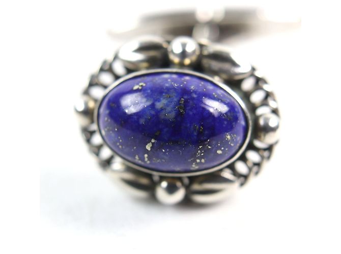 Autre Marque Gemelli in Lapis Lazuli in Argento 925 Georg Jensen Blu - vista 7