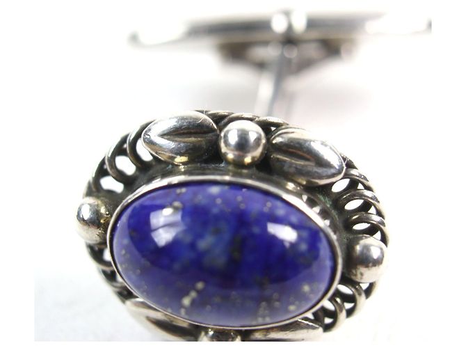 Autre Marque Gemelli in Lapis Lazuli in Argento 925 Georg Jensen Blu - vista 8