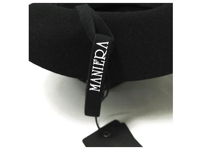 Autre Marque maniera FOLDABLE FELT SOFT HAT Wool Hat Black - view 8