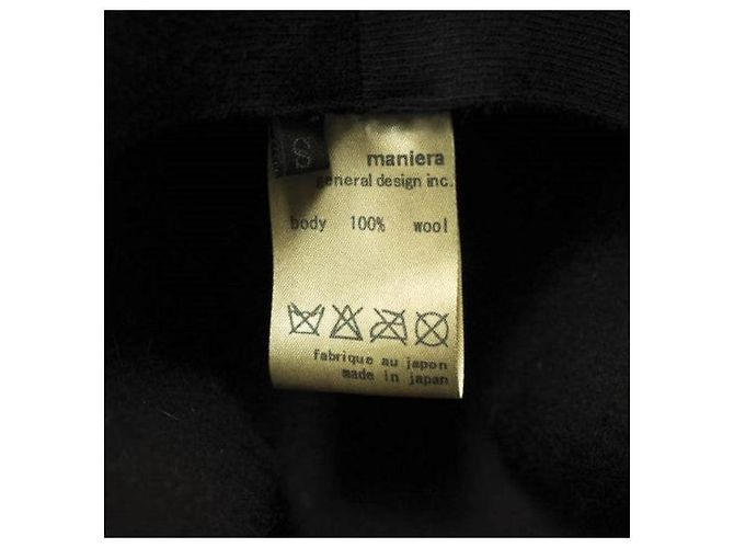 Autre Marque maniera FOLDABLE FELT SOFT HAT Wool Hat Black - view 9