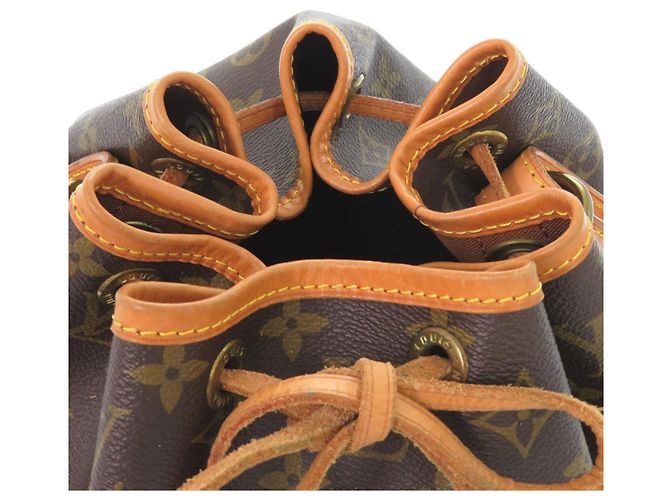 Noe Borsa a Spalla Petit Noé Monogram Louis Vuitton Marrone - vista 7