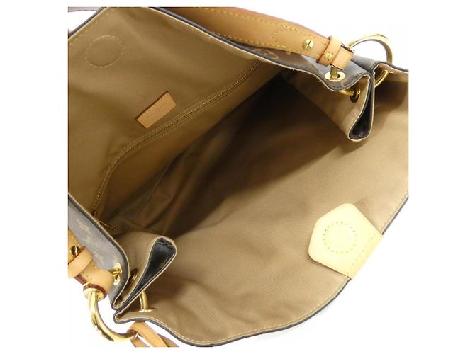 Borsa a Spalla Graceful MM Monogramma Louis Vuitton Marrone Beige - vista 6