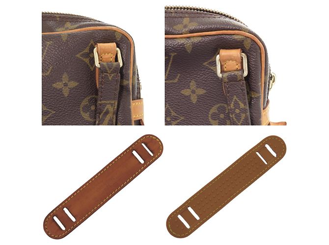 Borsa a Spalla Marly Bandouliere Monogram Louis Vuitton Marrone - vista 9