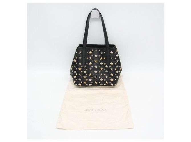 Borsa tote in pelle con borchie da donna Jimmy Choo Nero - vista 2