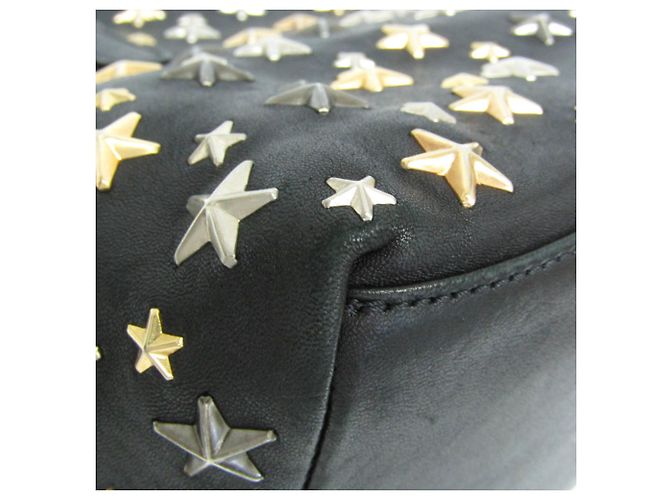 Borsa tote in pelle con borchie da donna Jimmy Choo Nero - vista 5