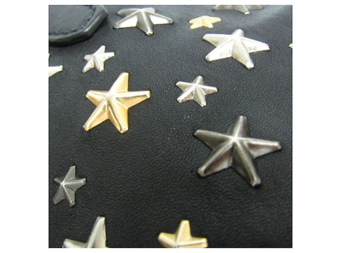 Borsa tote in pelle con borchie da donna Jimmy Choo Nero - vista 8