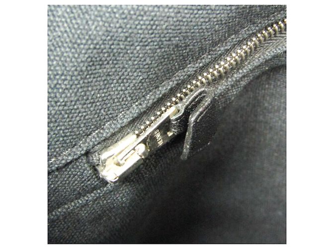 Hermès Troca Horizontal MM Handtasche Schwarz Dunkelbraun - Ansicht 12