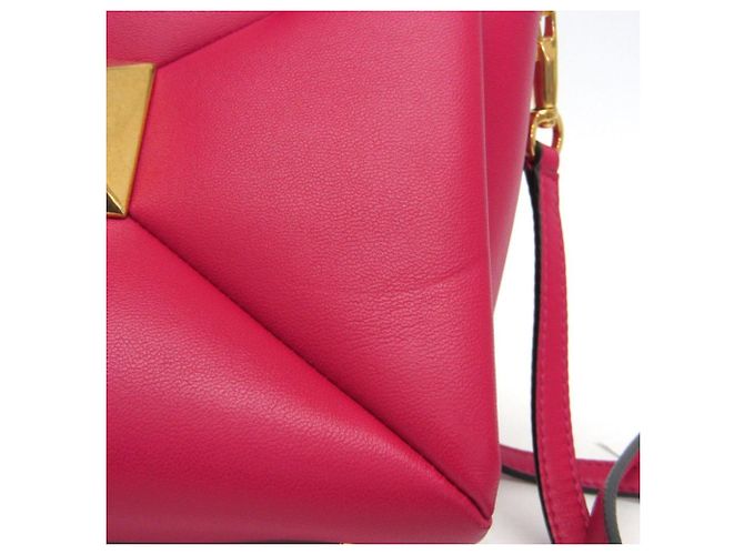 Borsa in pelle rosa Valentino Garavani - vista 14