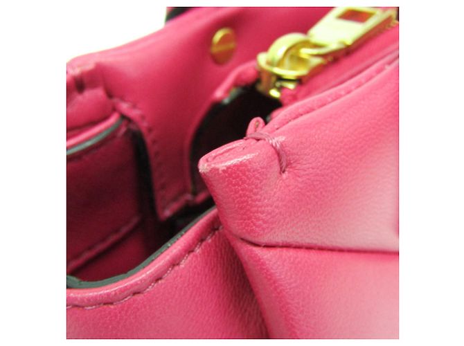 Borsa in pelle rosa Valentino Garavani - vista 8