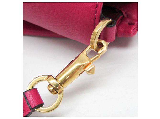 Borsa in pelle rosa Valentino Garavani - vista 9