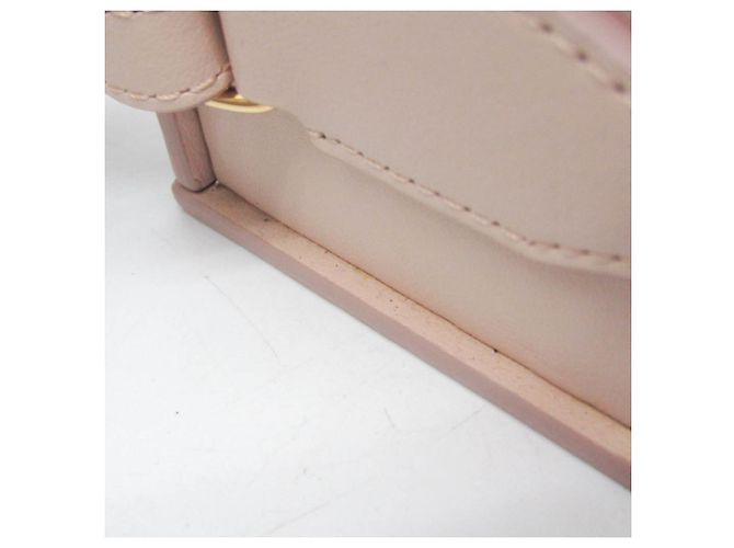 Borsa a spalla in pelle donna Fendi Box 8BT339 Rosa - vista 11